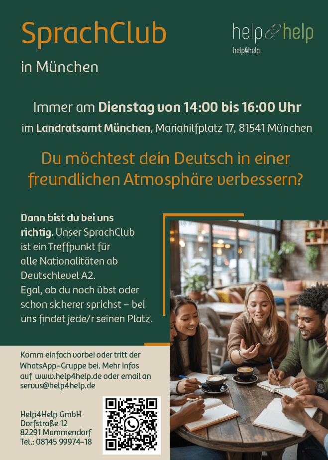 Sprachclub Help4Help München im Landratasamt München